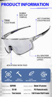 KAPVOE Cycling Sunglasses Photochromic Red or Blue Bike Man Outdoor Sports glasses cycling MTB Glasses Eyewear Bicycle Goggles - details 1