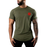 Camiseta Deportiva de Algodón Muscleguys Camiseta Casual Transpirable para Entrenamiento y Exercicio Ropa de Gimnasio de Alta Calidad - details 8