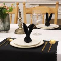 Servilletas de tela de satén verde, servilletas de mesa suaves para Hotel, fiesta de Navidad, boda, banquete, decoración de mesa, 10 Uds. - details 15