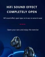 Ear Clip TWS auriculares inalámbricos estéreo envolvente Hifi Bass Bluetooth 5,3 auriculares con micrófono para deportes música juegos llamadas - details 0