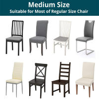 Cubierta de Silla de Spandex Ajustable Colores Sólidos para Comedores y Cocinas - details 24