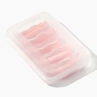 GLIMOCN5 pares de almohadillas para permanente de pestañas de silicona, varillas para pestañas, escudo de elevación, rizador de pestañas 3D, accesorios, herramientas aplicadoras - details 8