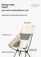 Sillas ultraligeras plegables portátiles para acampar, sillas de pesca en la playa con respaldos, muebles de exterior - details 2