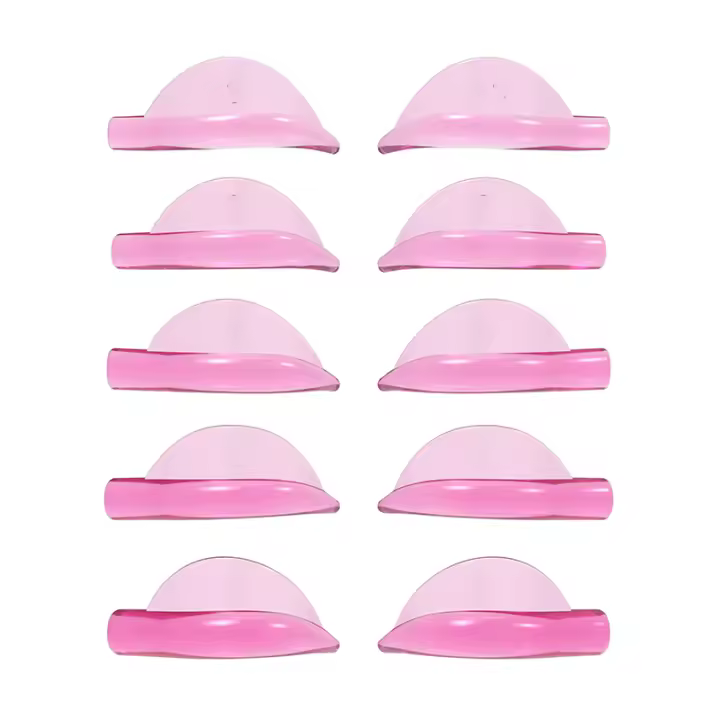  5 pares de pestañas de silicona Blackwings, almohadilla permanente para pestañas, varillas protectoras para levantamiento de pestañas 3D, accesorios para rizador de pestañas, herramientas aplicadoras - 1