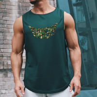 New Casual Fashion Elastic Mesh T-shirt Gym Tank Tops Men Bodybuilding Fitness Sleeveless Singlet Summer Workout Muscle Vests - details 10