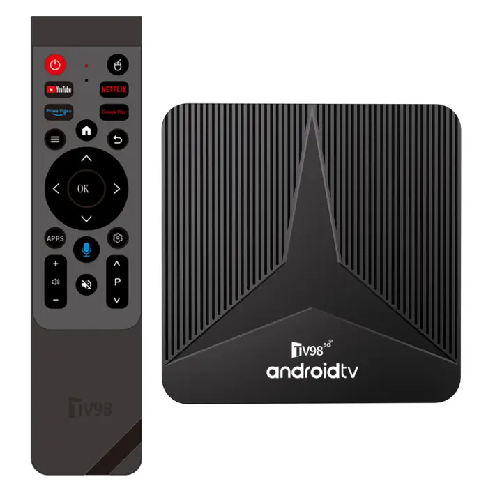 TV98 RK3518 Android 14 TV BOX Rockchip RK3518 4K Dual WIFI 2G+16G reproductor multimedia inteligente 100M LAN BT5.0 - 1
