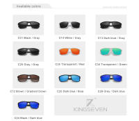 KINGSEVEN-gafas de sol TR90 de alta calidad para mujer, lentes de sol deportivas, polarización, protección Uv400, espejo TAC, moda, TR90 - details 3