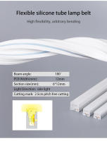 Tira de luces LED de neón para coche, lámpara Flexible de silicona resistente al agua, 6mm, 1-5M, SMD2835, 120LEDs/M, decoración para el hogar, DC12V - details 5