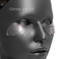 El Q-pop ultra suave presenta parches adhesivos para los ojos en las alas combinados con láminas finas delicadas y brillantes, con un diseño de contorno único. - details 5