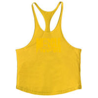 Gym Fashion Vest Men Casual Cotton Tank Top Sleeveless Breathable Muscle Shirt Bodybuilding Fitness Workout Sports Singlets - details 13