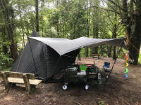 Vela de Sombra Impermeable Octagonal Grande 5.1x5.1m Venta de Campamento de Trompo de Sol para Jardín al Aire Libre Playa Turista - details 30