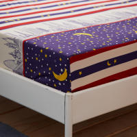 Sábana bajera de algodón estampada, sábanas para cama de cuatro esquinas con banda elástica (sin fundas de almohada), 1 ud. - details 20