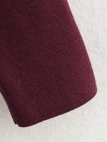 Autumn Women Asymmetrical Knit Cardigan Long Sleeve V Neck With Button Slim Knitwear Chic Lady Outfits - details 10
