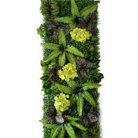 Paneles de hojas de césped Artificial, planta de 40cm x 120cm, decoración frontal del hogar, ventana - details 8