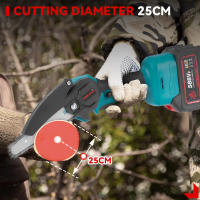 ONEVAN Motosierra eléctrica telescópica sin escobillas de 3500W, tijeras de podar de 3 en 1 para ramas altas, herramienta de podar de jardín para batería Makita, juego de pines - details 7