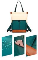 Mochila impermeable para ordenador portátil, de gran capacidad bolso de hombro, bolso de viaje portátil para mujer, Color de contraste - details 25