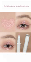 Bolígrafo de Luz de Galaxia Brillante Pluma de Sombra de Ojos de Gusano de Seda con Cabeza de Pincel de Cuidado de la Piel de Belleza - details 5