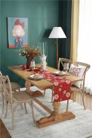 Corredores de mesa de Feliz Año Nuevo, decoraciones navideñas para el hogar, fiesta, árbol de Navidad, copo de nieve impreso, decoración de otoño, 2024 - details 6