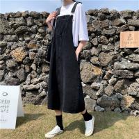Vestido de mezclilla para mujer Falda con tirantes de mezclilla de longitud media - details 2