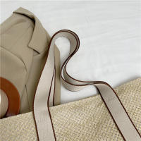Bolsos hechos a mano para mujer, bolso de playa tejido de paja, gran capacidad, Asa superior, Verano - details 18