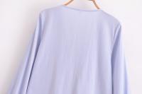 Elegant Ladies Office Ruffle Shirt Blouse Long Sleeve V Neck Women 2025 Solid Spring Shirts Blusas Mujer - details 9