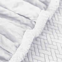 Funda elástica para silla de comedor, fundas para sillas de LICRA Jacquard, respaldo alto elástico, sillones inclinados, para cocina de Hotel, 1 ud. - details 17