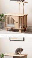 Marco de escalada para gatos, cama de tipo cerrado, torre de árbol, muebles DIY, casa, empalme, nido de gato, rascador, productos multicapa para mascotas - details 15