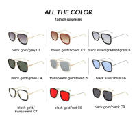 Gafas de Sol Cuadradas Vintage de Metal para Hombres Deportes y Moda - details 11