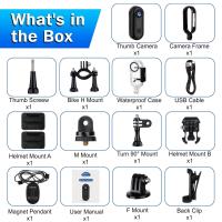 Cámara de acción 4K Bodycam para bicicleta, casco integrado, manillar, motocicleta, cámara deportiva de carretera, cuerpo de batería, Mini Full Hd, acción deportiva, Wifi - details 22