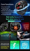 NX9-reloj inteligente resistente para hombre, accesorio de pulsera resistente al agua con pantalla HD de 1,39 pulgadas, Bluetooth, llamadas, compatible con Android, Huawei e Ios, 2023 - details 5