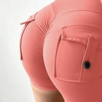 Pantalones de Entrenamiento de Verano Peach Secado Rápido Bolsillo Yoga para Mujeres - details 2