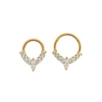 Anillo de segmento con bisagras de acero quirúrgico, cartílago de la oreja, hélice rook tragus, 16g, piercing para la oreja, Aro para la nariz, septum, clicker, 100% - details 5