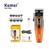 Cortadora de pelo Kemei 1686 profesional 9000RPM, cortadora de pelo eléctrica inalámbrica, cortadora de pelo con cuchilla DLC para hombres - details 5