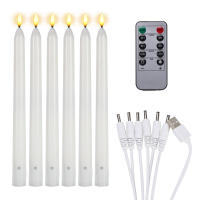 Velas Recargables 6pc Sensor Táctil Lámpara de Ventana Control Remoto Lámpara de Atmósfera para Fiesta, Boda, Comedor, Gabinete, Hogar. - details 3