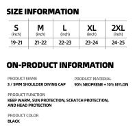 Capucha de neopreno de 3/5MM Unisex, gorro de natación profesional antideslizante, protección contra el frío, traje de neopreno, cubierta para la cabeza, gorro de buceo - details 5