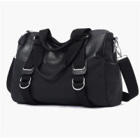 Bolso de hombro tipo bandolera de lona para gimnasio, correa ajustable, bolso de viaje deportivo de corta distancia, bolso de mano de gran capacidad - details 11