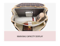 2025 Nuevo bolso de mano para mujer, bolso retro europeo y americano, bolso estampado para las axilas, bolso cruzado de moda para ir al trabajo, bolso de un solo hombro de gran capacidad, bolso informal resistente al agua - details 6