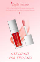 Hellokiss Lip Glow Oil 8ml Aceite labial brillante Esmalte labial hidratante Bálsamo labial transparente Lápiz labial Cereza - details 10