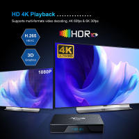X98H Pro Dispositivo de TV inteligente 6K 2,4 y 5G WiFi6 BT 1000M LAN Google asistente de voz Android 12,0 Allwinner H618 Dispositivo de TV X98HPro Set Top Box - details 4