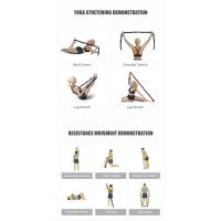 Bandas de resistencia para Yoga, bandas elásticas para entrenamiento de niños y adultos, gimnasio en casa, Pilato, ejercicio, danza, correa de tracción multisección, deportes de Fitness - details 7