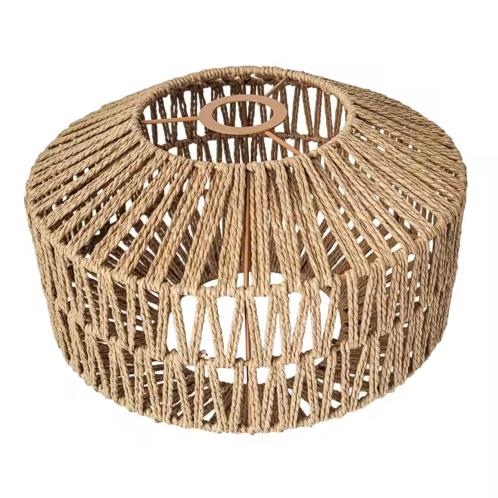 Adorna de Lámpara de Cuerda Tejida Cubierta de Luz de Sala Iluminación y Decoración - 1