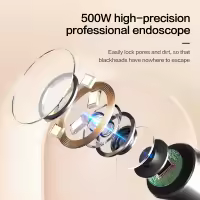 Aguja Visual inteligente para el acné, dispositivo de eliminación de acné Facial, limpieza de poros, instrumento de belleza, carga USB - details 6