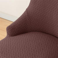 Funda elástica para silla de comedor, fundas para sillas de LICRA Jacquard, respaldo alto elástico, sillones inclinados, para cocina de Hotel, 1 ud. - details 50