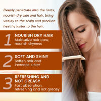 Aceite nutritivo para el cabello, reparación de cabello dañado y rizado, mejora el cabello dividido, tratamiento graso, hidratación profunda, suavizante, cuidado del cabello - details 8
