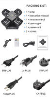 Luz de Cabeza Móvil Mini DJ de 48W Efecto Estroboscópico DMX512 LED RGBW para Fiesta y Club Nocturno Material de Plástico Certificado CE - details 5