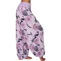 Pantalones sueltos para mujer Pantalones de pierna ancha con cintura Pantalones harén sueltos - details 13