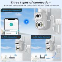 Cámara de Vigilancia Exterior Inalámbrica PTZ 8MP 4K con Doble Lente y Pantalla Ai Detección Humana Auto Seguimiento iCSee Controlador de Seguridad Tipo Android Protocolo de Conexión Onvif Resolución de Video 1080P - details 11