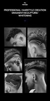 Kemei-cortadora de pelo profesional para hombre, maquinilla de cortar el pelo con acabado eléctrico, inalámbrica, recargable, sin espacios, 2293 - details 4