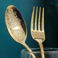 utensilios de cocina Kit de vajilla Juego de cubiertos de lujo - details 3
