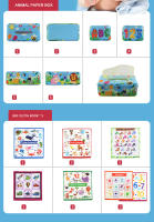 Baby Tissue Box Soft Stuffed High Contrast Montessori Square Sensory Toy for Toddler Educational Learning Toys Montessori Toys - details 4
